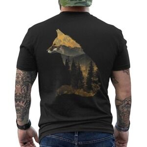 Fox Forest Nature Lover Mountains Hiking Camping Bushcraft Unisex Tshirt